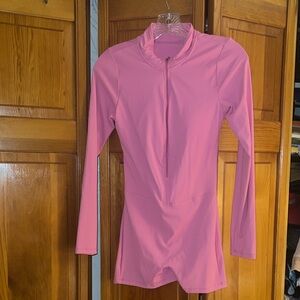New! Pink Long Sleeve Women's Romper!